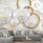 پوستر دیواری گل فروشگاه قلعه کاغذ دیواری