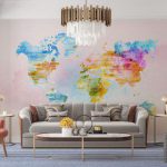 پوستر دیواری هنری فروشگاه قلعه کاغذ دیواری