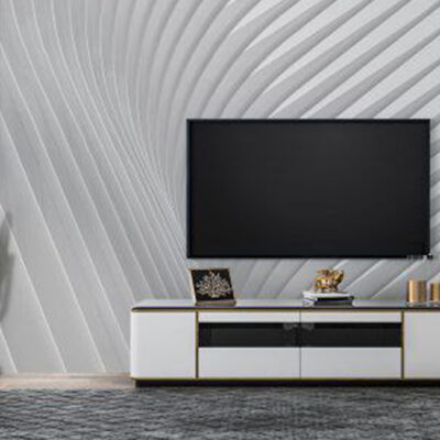 پوستر دیواری پشت تلویزیون فروشگاه قلعه کاغذ دیواری