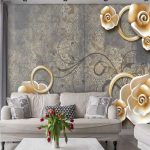 پوستر دیواری گل فروشگاه قلعه کاغذ دیواری