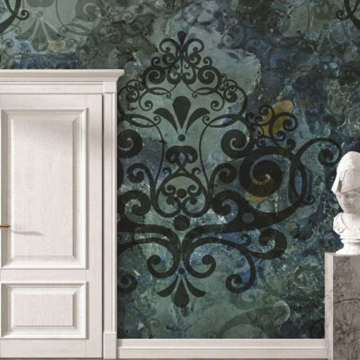 پوستر دیواری داماسک فروشگاه قلعه کاغذ دیواری