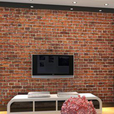 پوستر دیواری طرح آجر فروشگاه قلعه کاغذ دیواری