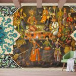 پوستر دیواری نقاشی فروشگاه قلعه کاغذ دیواری