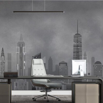 پوستر دیواری شهر و ساختمان فروشگاه قلعه کاغذ دیواری