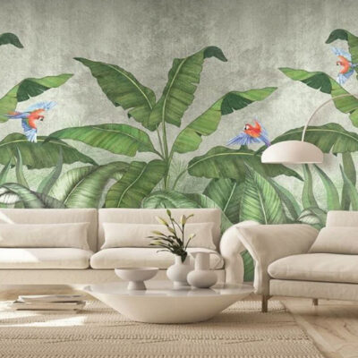 پوستر دیواری برگ فروشگاه قلعه کاغذ دیواری