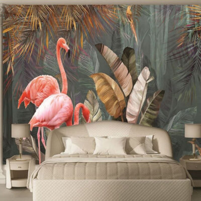 پوستر دیواری برگ فروشگاه قلعه کاغذ دیواری