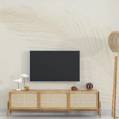 پوستر دیواری پشت تلویزیون فروشگاه قلعه کاغذ دیواری