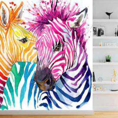 پوستر دیواری نقاشی فروشگاه قلعه کاغذ دیواری