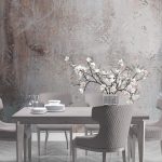 پوستر دیواری داماسک فروشگاه قلعه کاغذ دیواری