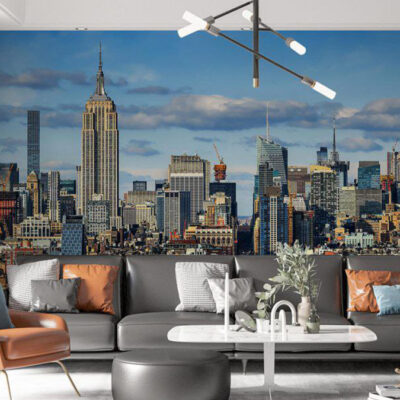 پوستر دیواری شهر و ساختمان فروشگاه قلعه کاغذ دیواری