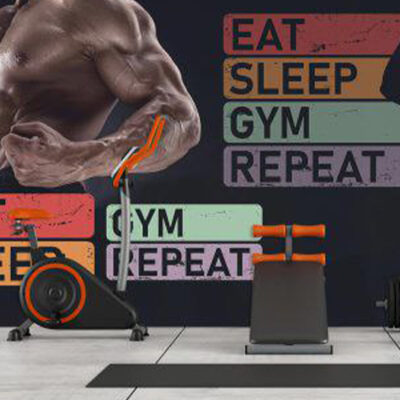 پوستر دیواری ورزشی فروشگاه قلعه کاغذ دیواری