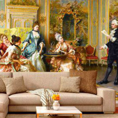 پوستر دیواری رنسانس فروشگاه قلعه کاغذ دیواری