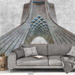 پوستر دیواری شهر و ساختمان فروشگاه قلعه کاغذ دیواری