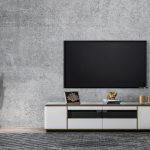 پوستر دیواری پشت تلویزیون فروشگاه قلعه کاغذ دیواری