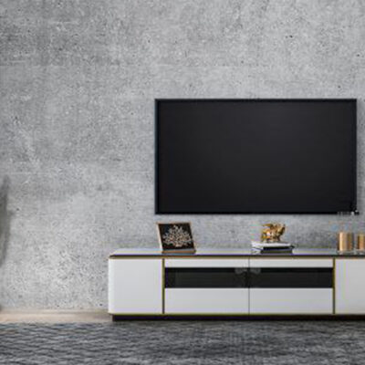 پوستر دیواری پشت تلویزیون فروشگاه قلعه کاغذ دیواری