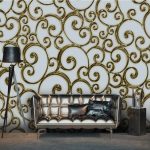 پوستر دیواری گل فروشگاه قلعه کاغذ دیواری