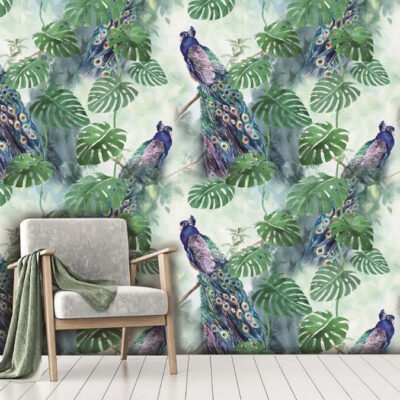 پوستر دیواری برگ فروشگاه قلعه کاغذ دیواری