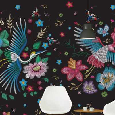 پوستر دیواری پرنده فروشگاه قلعه کاغذ دیواری