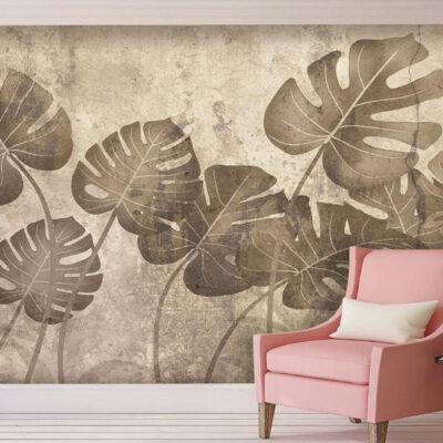 پوستر دیواری برگ فروشگاه قلعه کاغذ دیواری