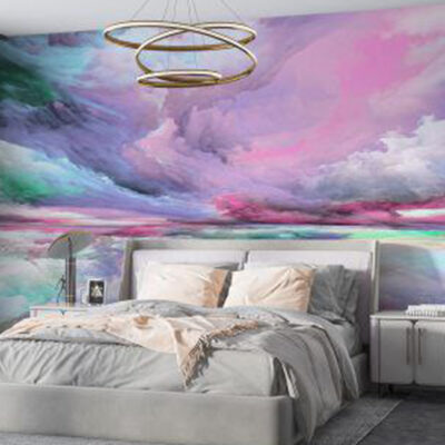 پوستر دیواری نقاشی فروشگاه قلعه کاغذ دیواری