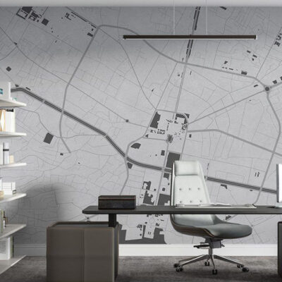 پوستر دیواری نپوستر دیواری نقشه شهر فروشگاه قلعه کاغذ دیواری