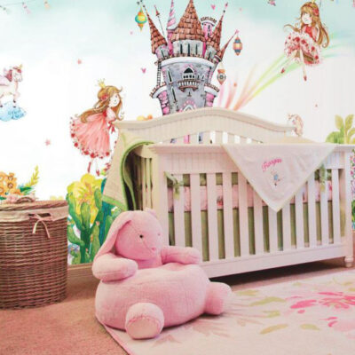 پوستر دیواری کودک فروشگاه قلعه کاغذ دیواری