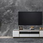 پوستر دیواری پشت تلویزیون فروشگاه قلعه کاغذ دیواری