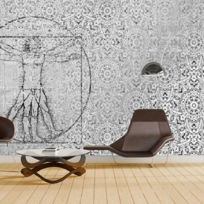 پوستر دیواری نقاشی فروشگاه قلعه کاغذ دیواری