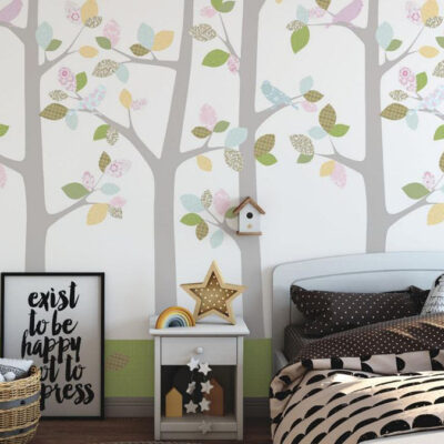 پوستر دیواری کودک فروشگاه قلعه کاغذ دیواری