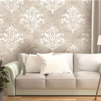 پوستر دیواری داماسک فروشگاه قلعه کاغذ دیواری