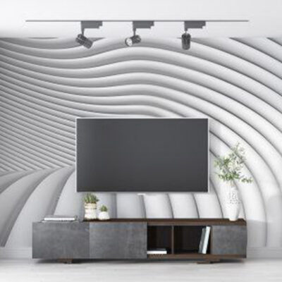 پوستر دیواری پشت تلویزیون فروشگاه قلعه کاغذ دیواری