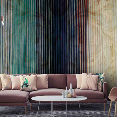 پوستر دیواری نقاشی فروشگاه قلعه کاغذ دیواری