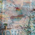 پوستر دیواری خط نستعلیق فروشگاه قلعه کاغذ دیواری