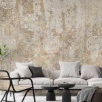 پوستر دیواری داماسک فروشگاه قلعه کاغذ دیواری