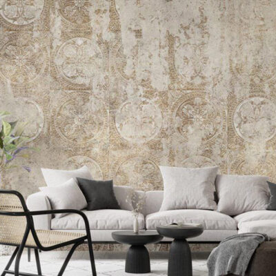 پوستر دیواری داماسک فروشگاه قلعه کاغذ دیواری