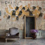 پوستر دیواری نقاشی فروشگاه قلعه کاغذ دیواری