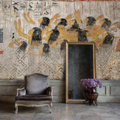 پوستر دیواری نقاشی فروشگاه قلعه کاغذ دیواری