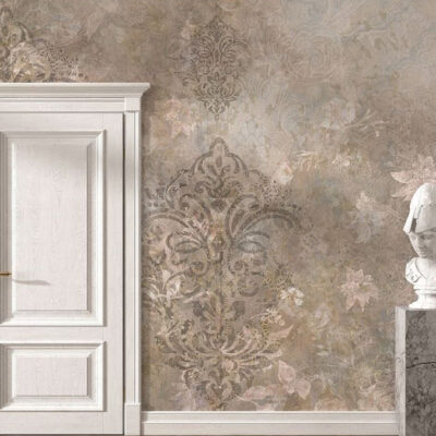 پوستر دیواری داماسک فروشگاه قلعه کاغذ دیواری