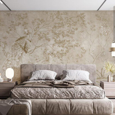 پوستر دیواری پرنده فروشگاه قلعه کاغذ دیواری