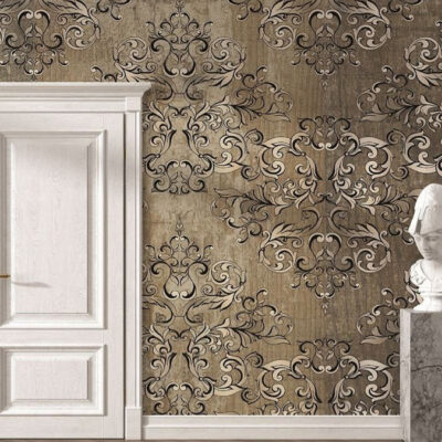 پوستر دیواری داماسک فروشگاه قلعه کاغذ دیواری