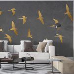 پوستر دیواری پرنده فروشگاه قلعه کاغذ دیواری