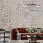 پوستر دیواری داماسک فروشگاه قلعه کاغذ دیواری