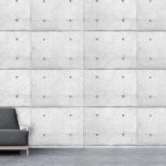 پوستر دیواری طرح بتن فروشگاه قلعه کاغذ دیواری