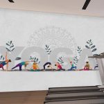 پوستر دیواری ورزشی فروشگاه قلعه کاغذ دیواری