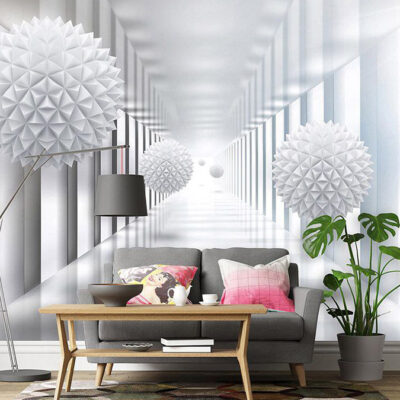 پوستر دیواری گوی فروشگاه قلعه کاغذ دیواری