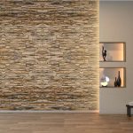 پوستر دیواری طرح سنگ فروشگاه قلعه کاغذ دیواری