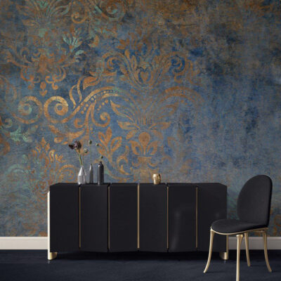 پوستر دیواری داماسک فروشگاه قلعه کاغذ دیواری