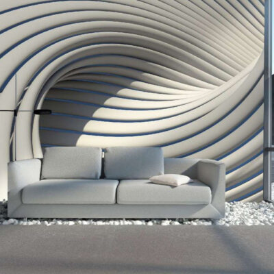 پوستر دیواری سه بعدی فروشگاه قلعه کاغذ دیواری