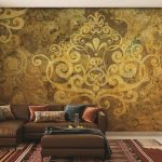 پوستر دیواری داماسک فروشگاه قلعه کاغذ دیواری