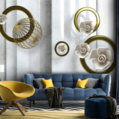 پوستر دیواری گوی فروشگاه قلعه کاغذ دیواری